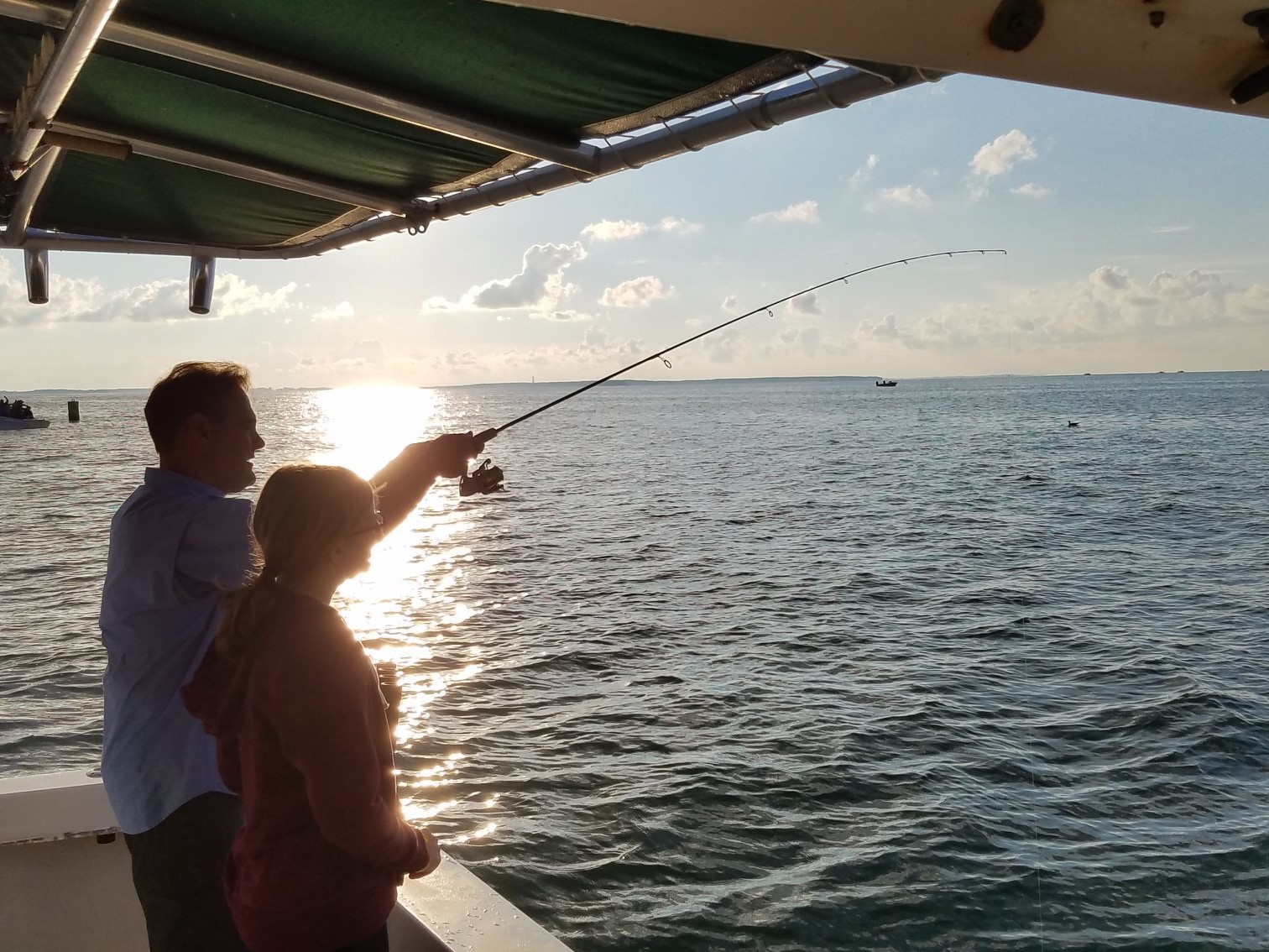 Angler fishing in Ohio