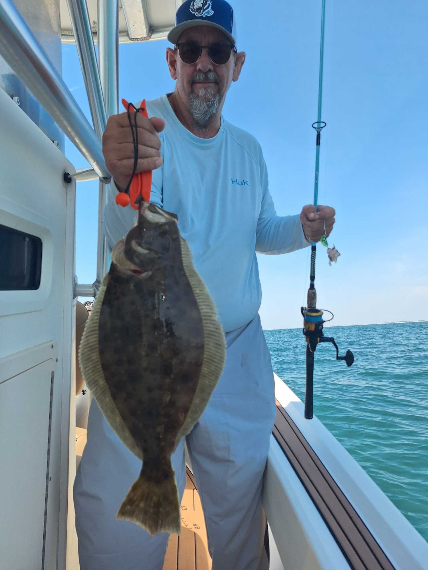 Summer flounder caught during fishing tour in Wanchese NC