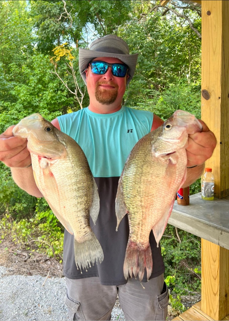 Two great 17-inch fish caught while fishing in MS
