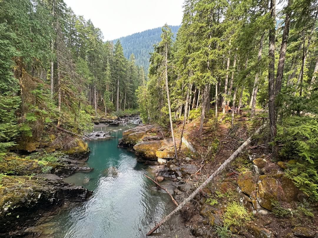 Puget Sound fly fishing guide with angler casting for sea run cutthroat and salmon in Washington waters