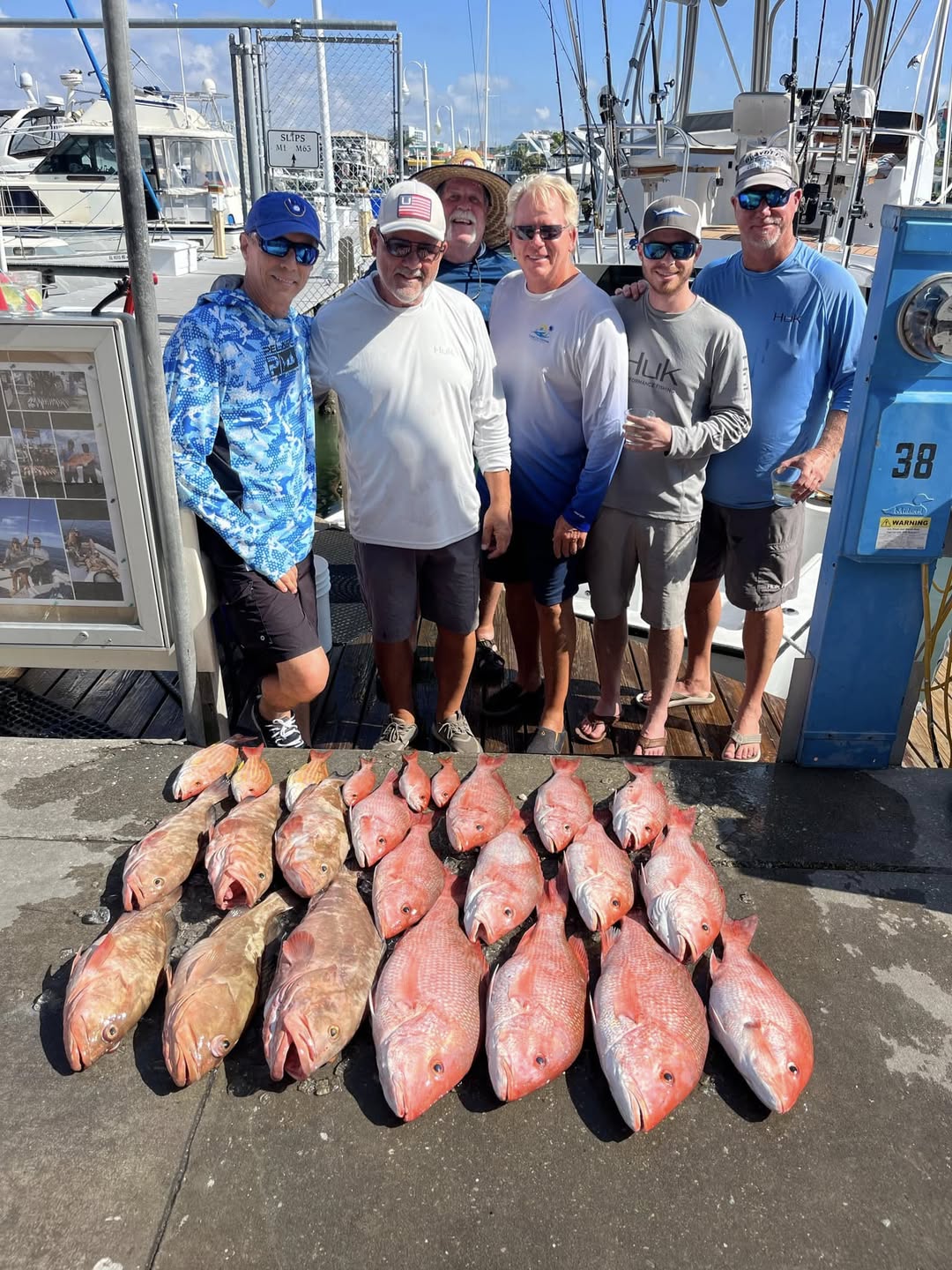 Two 12-inch fish caught during fishing tours in Belleair Bluffs