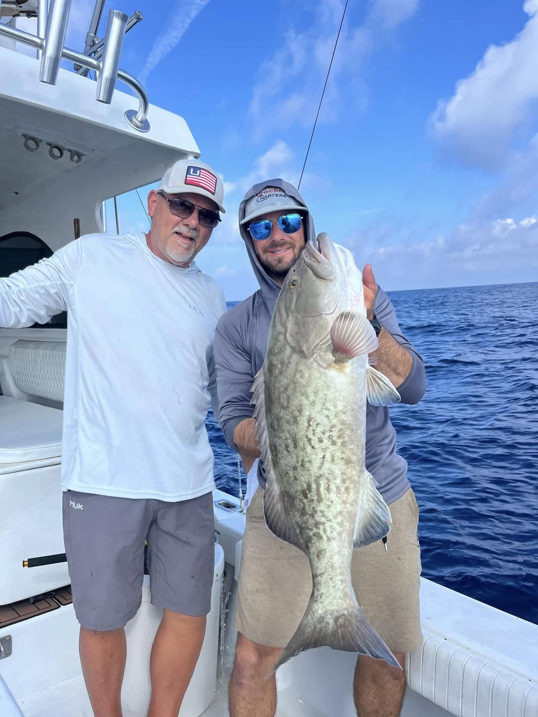 Gag grouper caught on fishing tour in FL