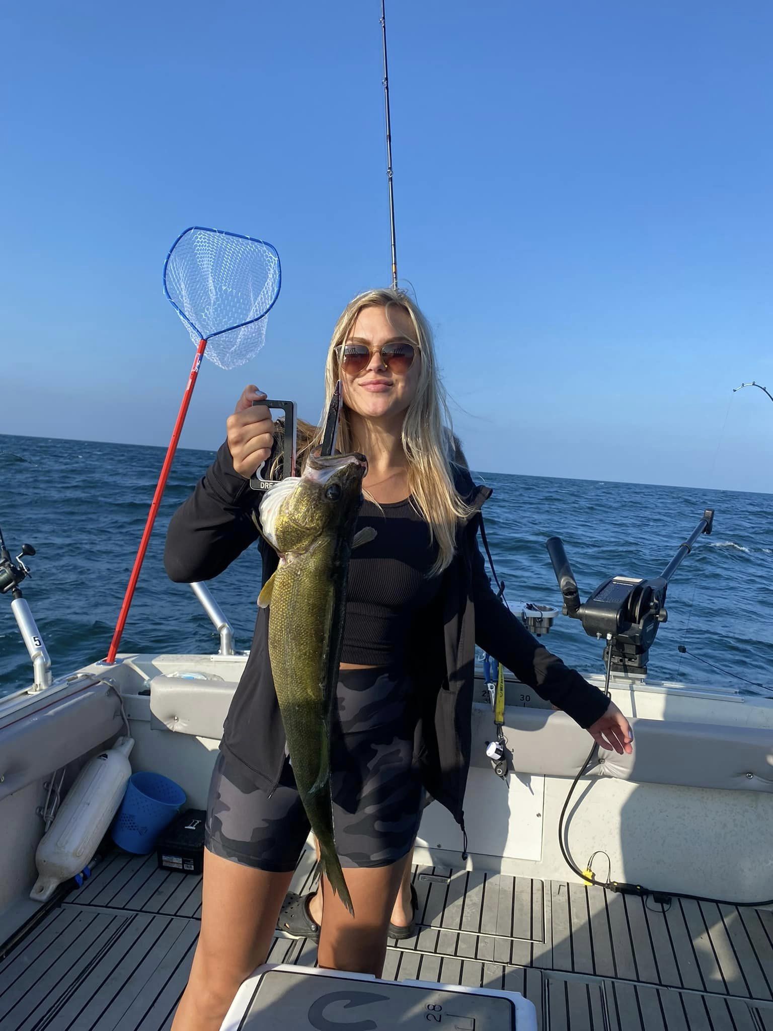 A single person fishing in OH