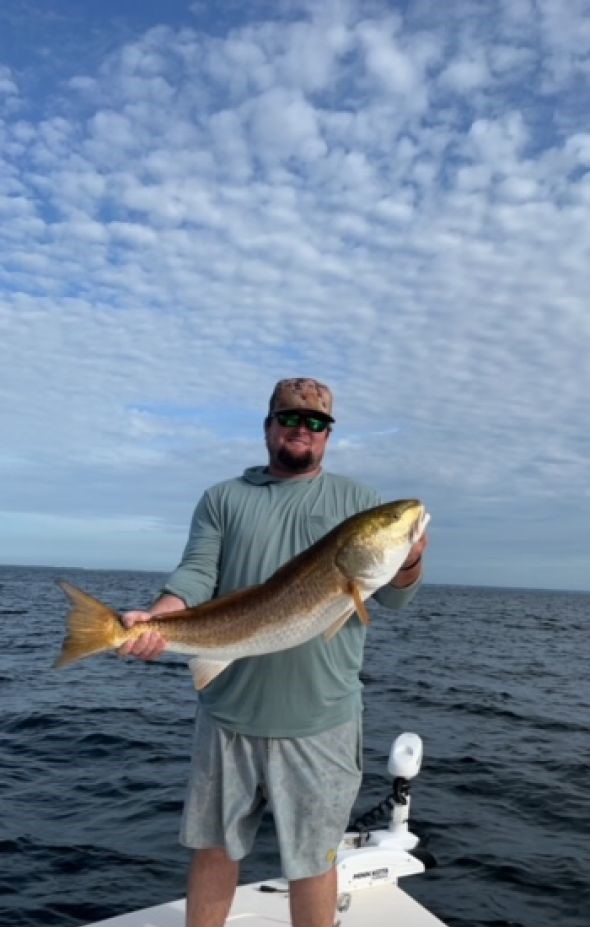 A person fishing in FL