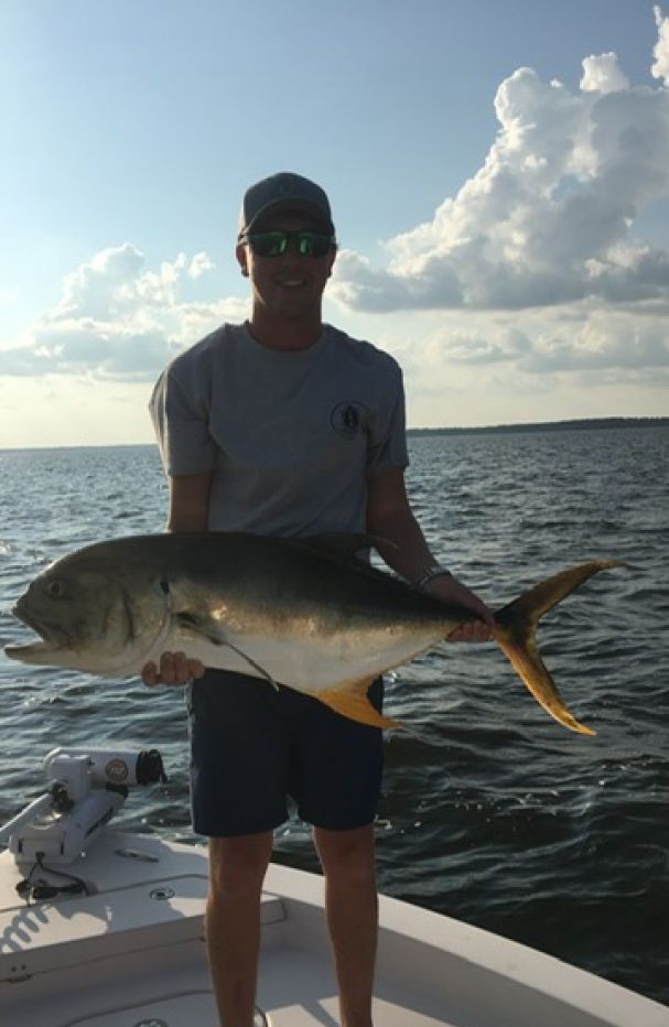 Crevalle Jack fish caught while fishing in Santa Rosa Beach
