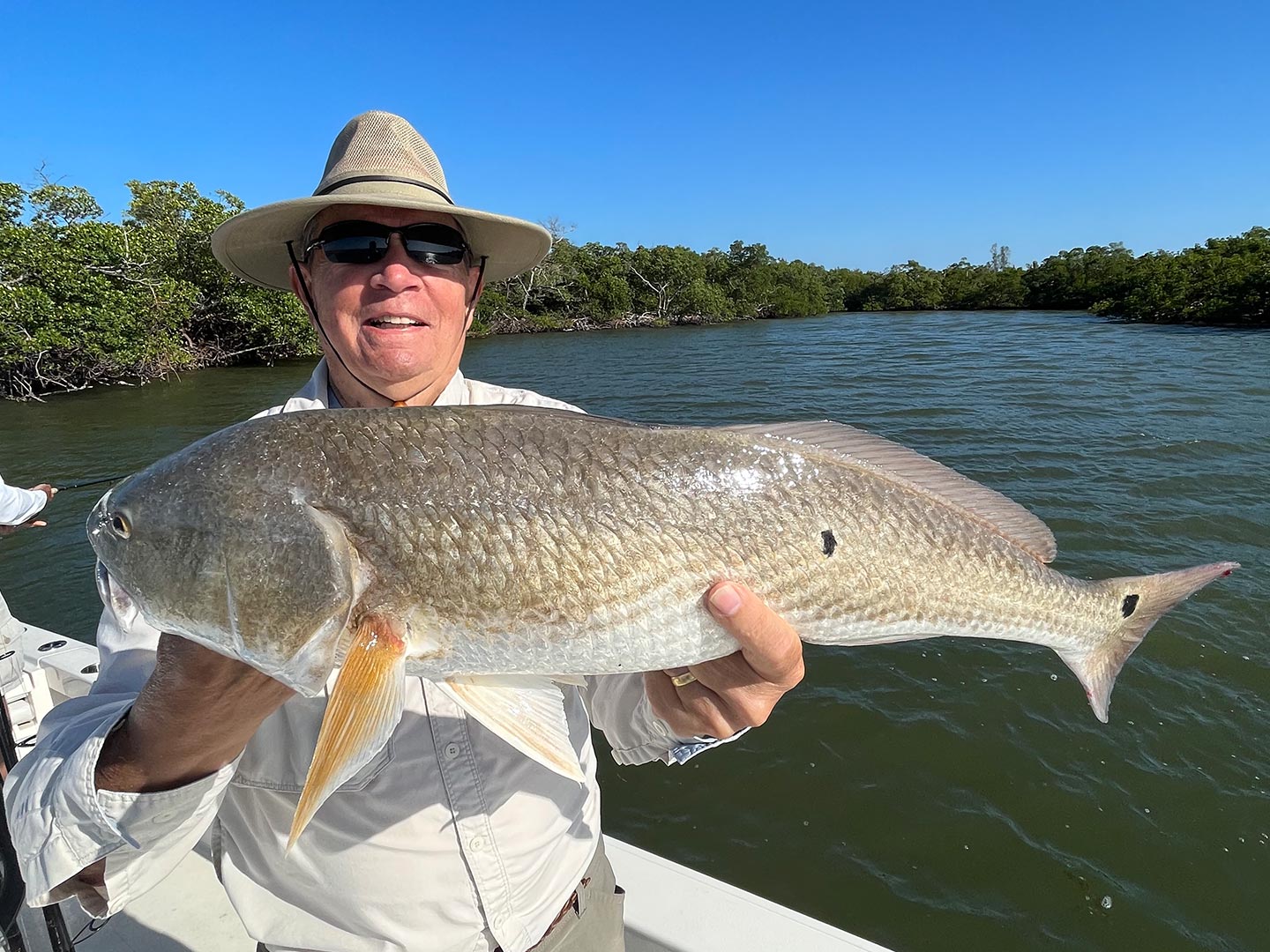 Redfish caught on fishing trip at Danford Street