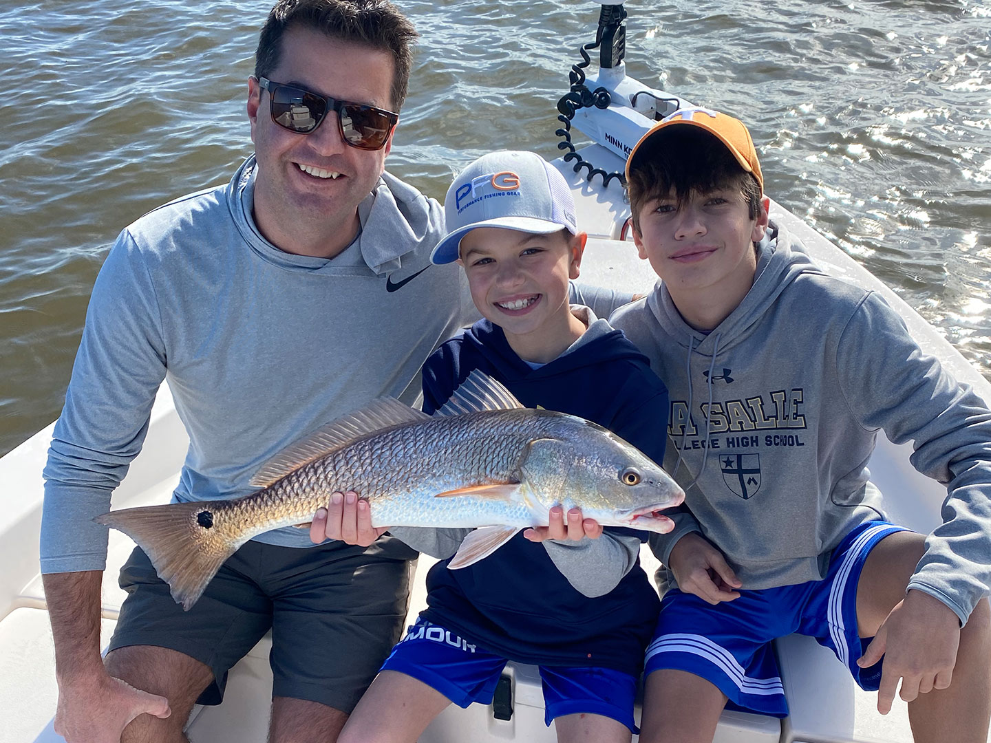 Redfish caught by 3 people on Danford Street