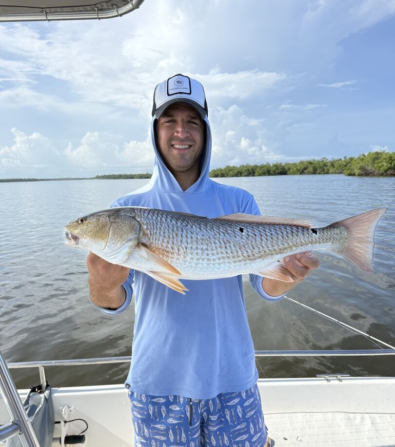 Bonita Springs inshore fishing charter boat with Captain Brett targeting snapper and grouper