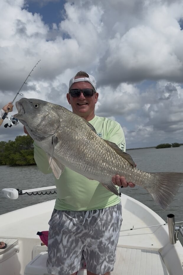 Full day fishing charter boat in Bonita Springs targeting redfish and snapper inshore nearshore