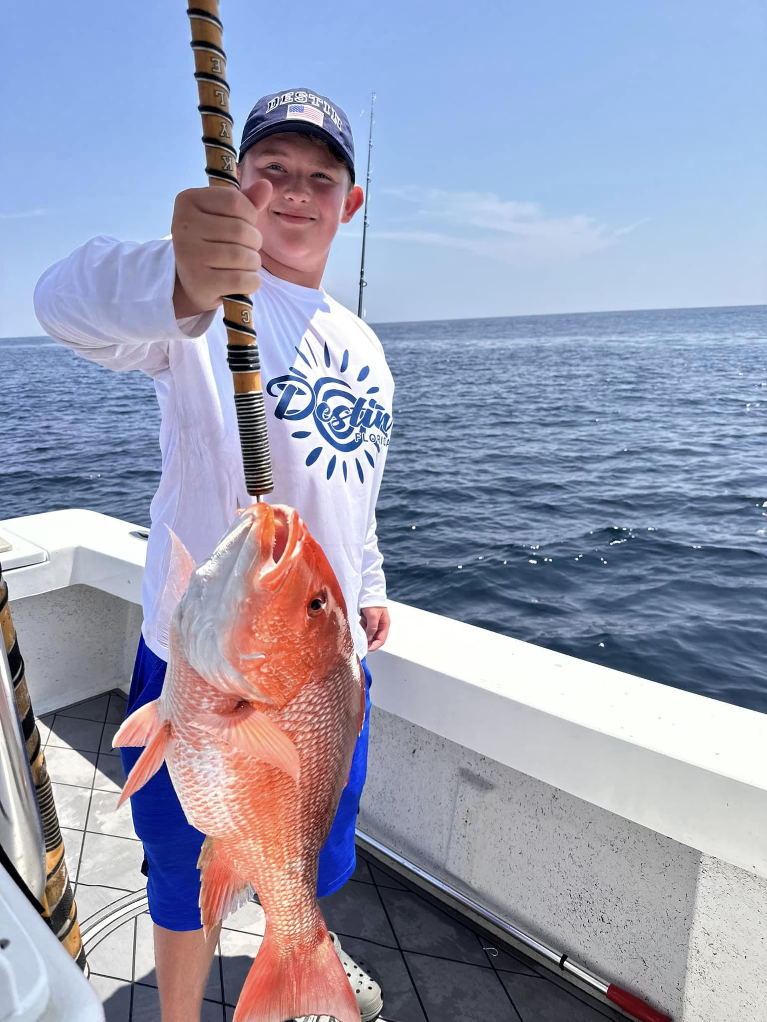 Angler holding big fish in FL