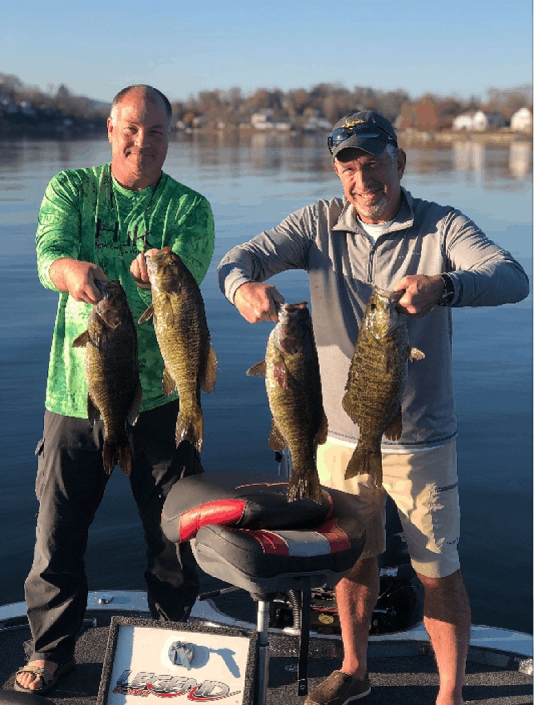 4 fish caught in Danbury while fishing