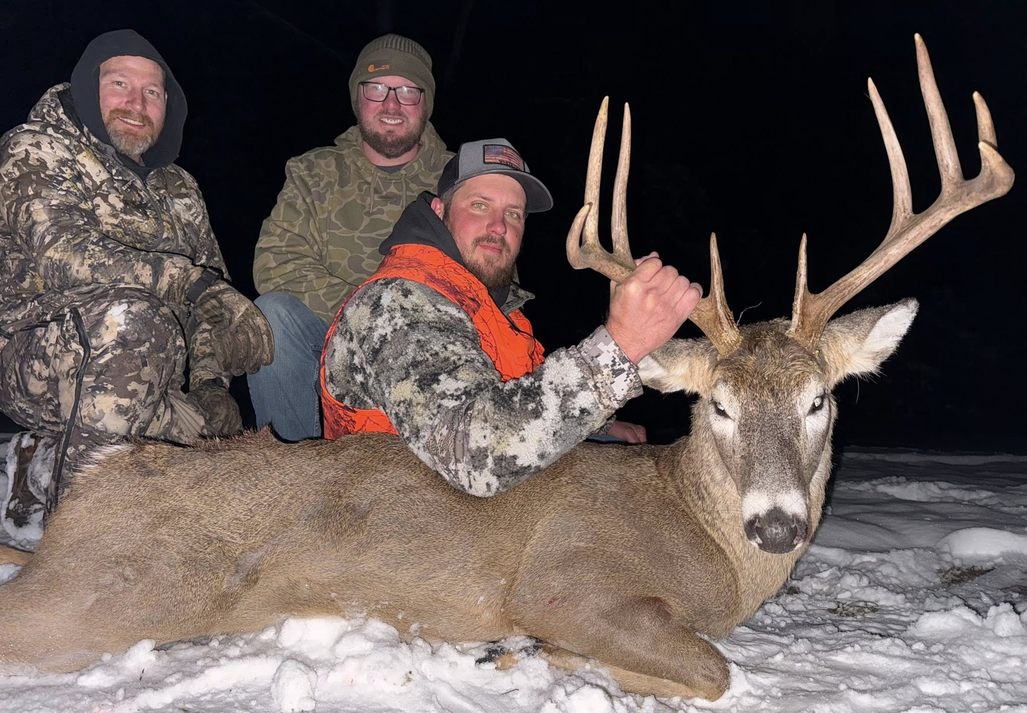 Private whitetail deer gun hunting trip in Sunfish Valley Ohio with guide and equipment