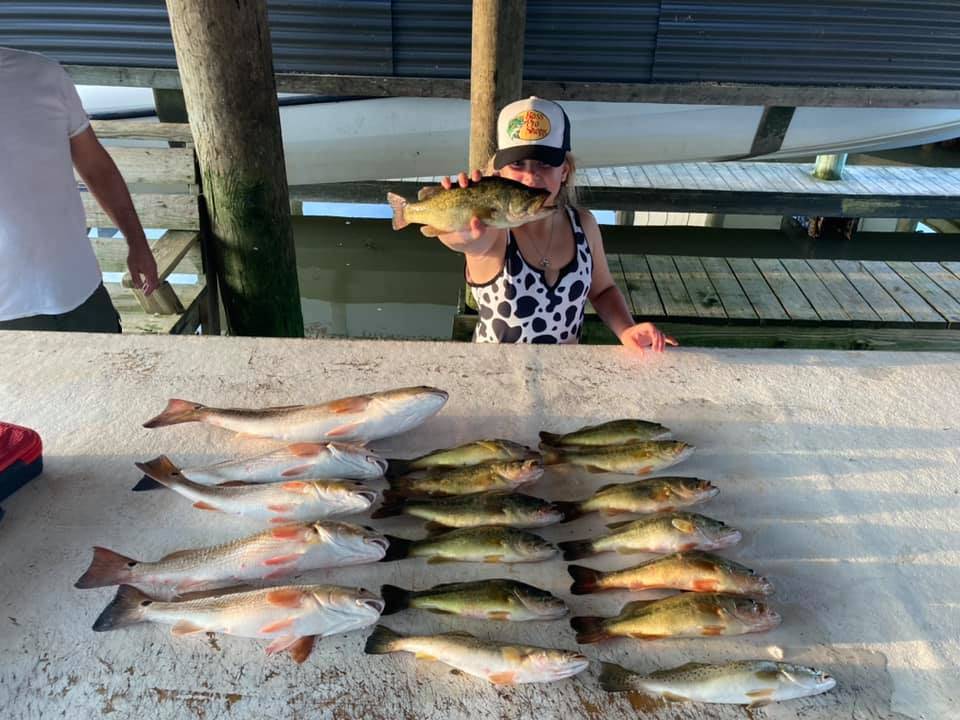 10 fishing at Saint Bernard