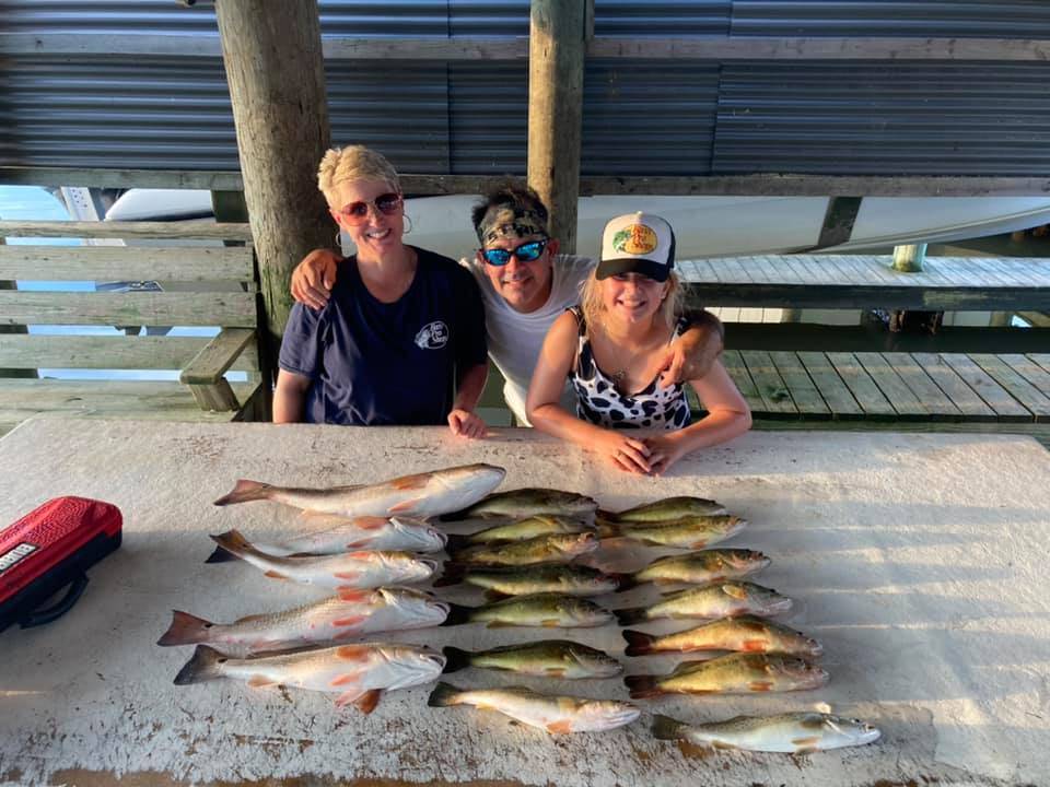 5 fish caught on fishing trip in Saint Bernard