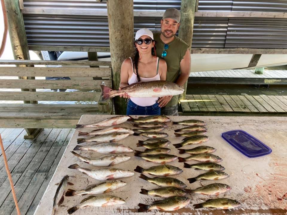 Four big fish caught in Saint Bernard