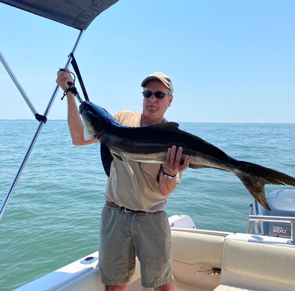 Angler catches a 34-inch fish while fishing in VA