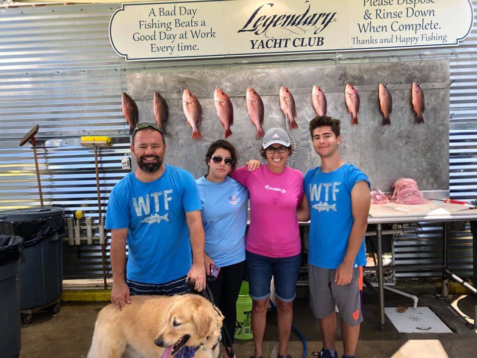 3 fish caught in Destin, FL during fishing trip