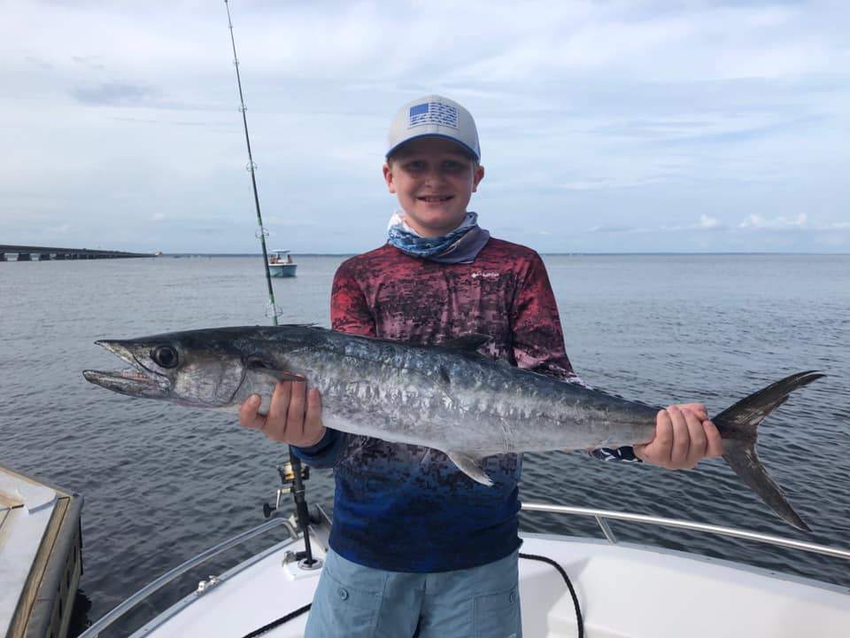 Impressive catch of a 32-inch King Mackerel in Destin