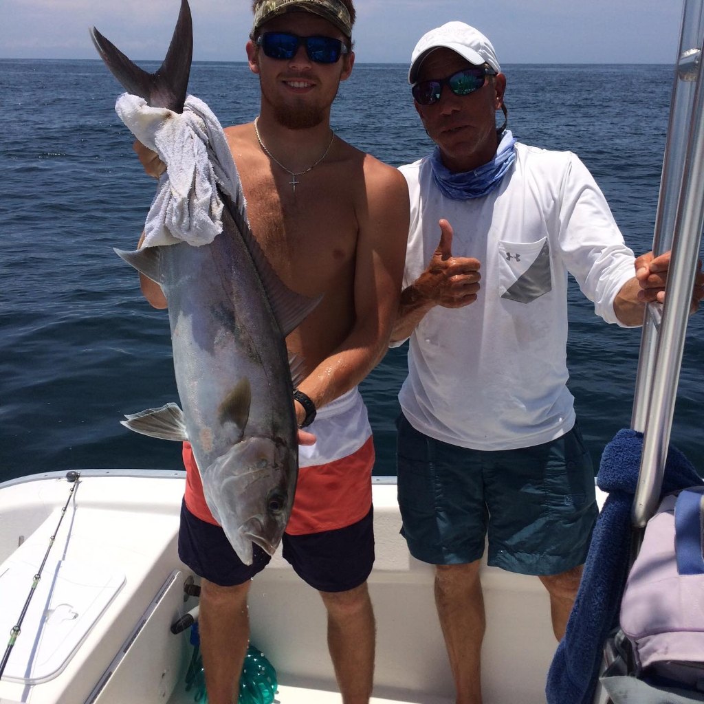 Anglers fishing in Florida with their catch