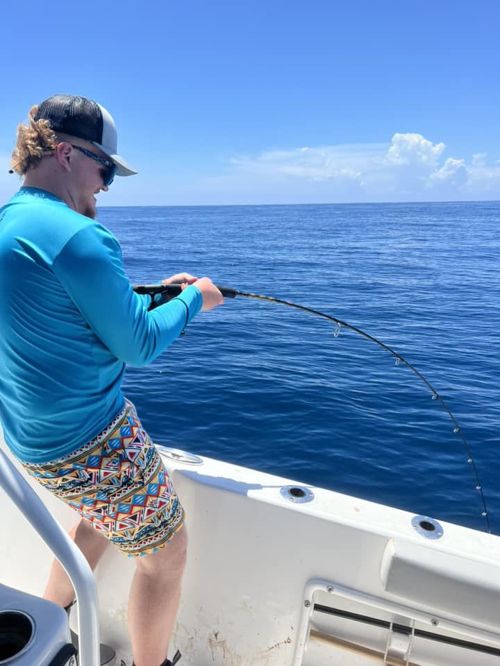 Angler fishing at Port Canaveral