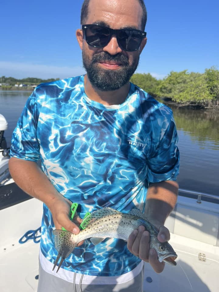 Lone angler fishing in FL