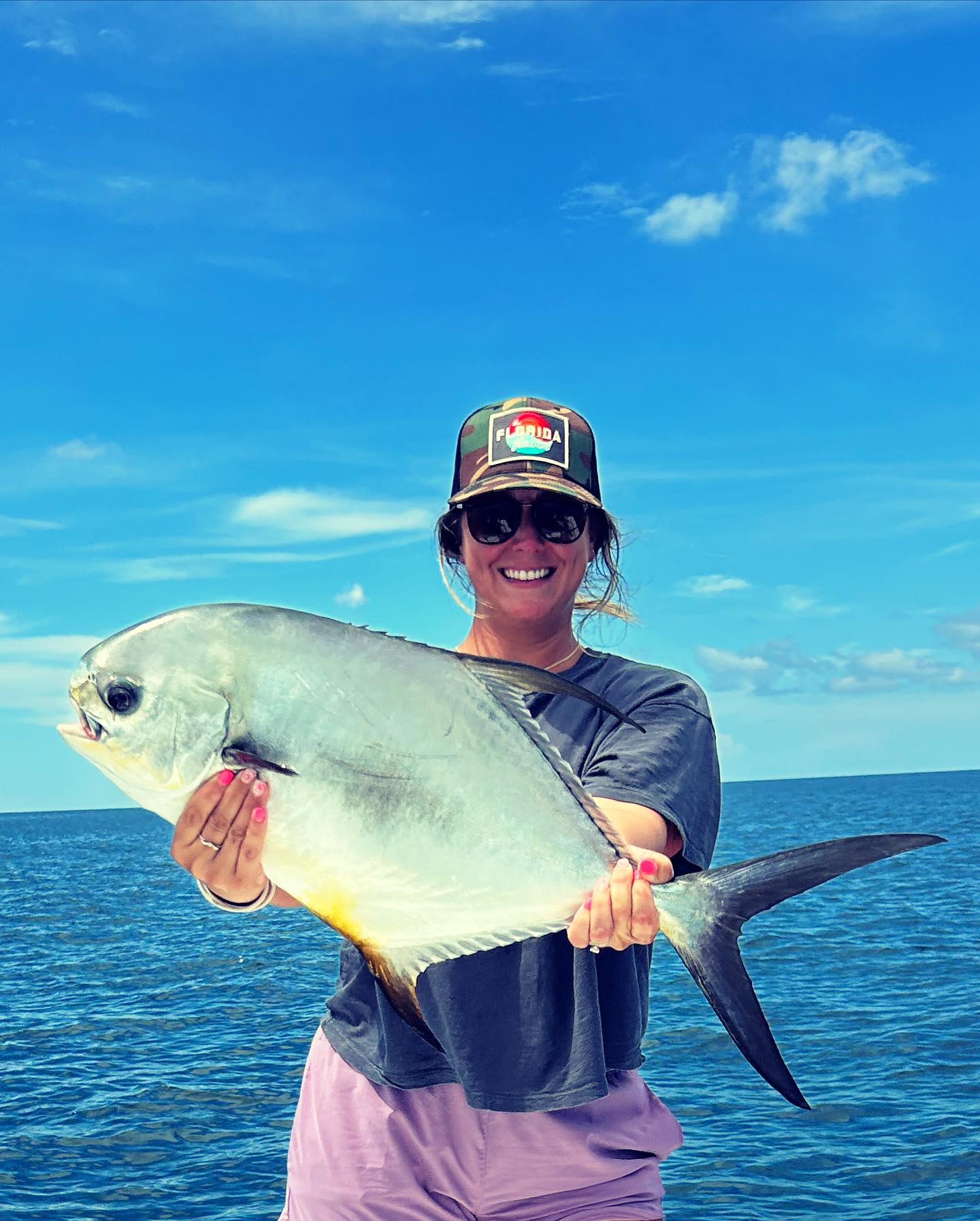 Permit fish caught in FL