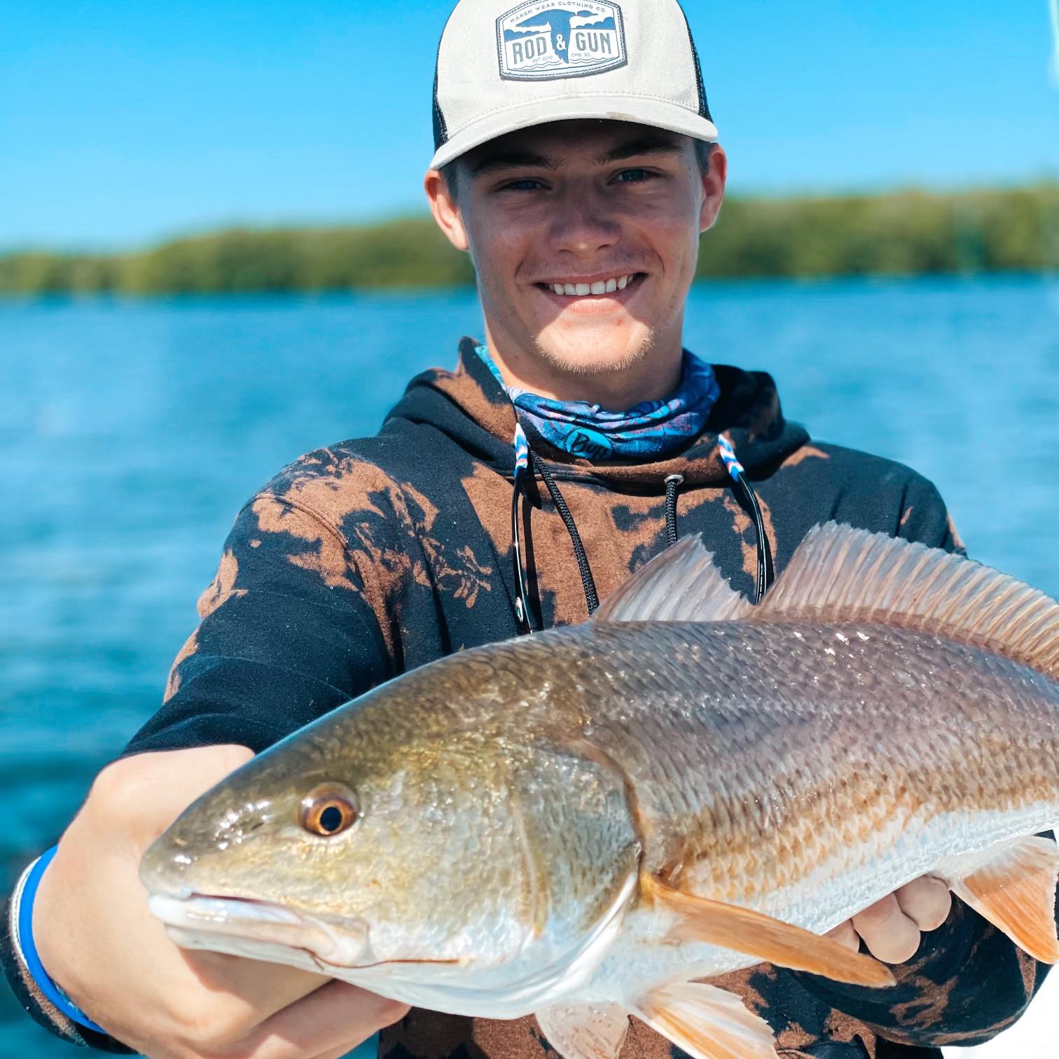 Redfish caught while cruising and fishing in FL