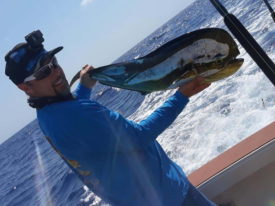 One angler with a large 20-inch fish caught in FL