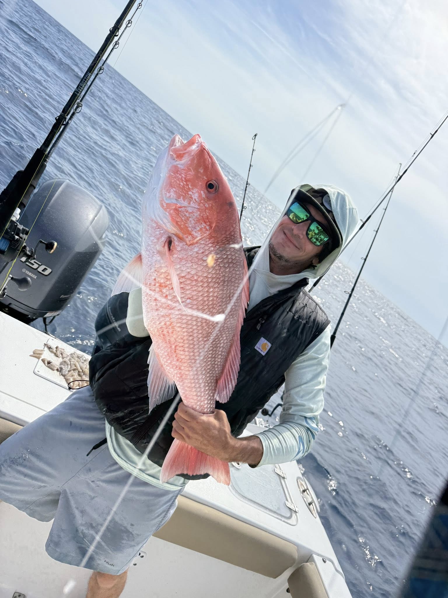 Red snapper caught while fishing in Port Orange FL