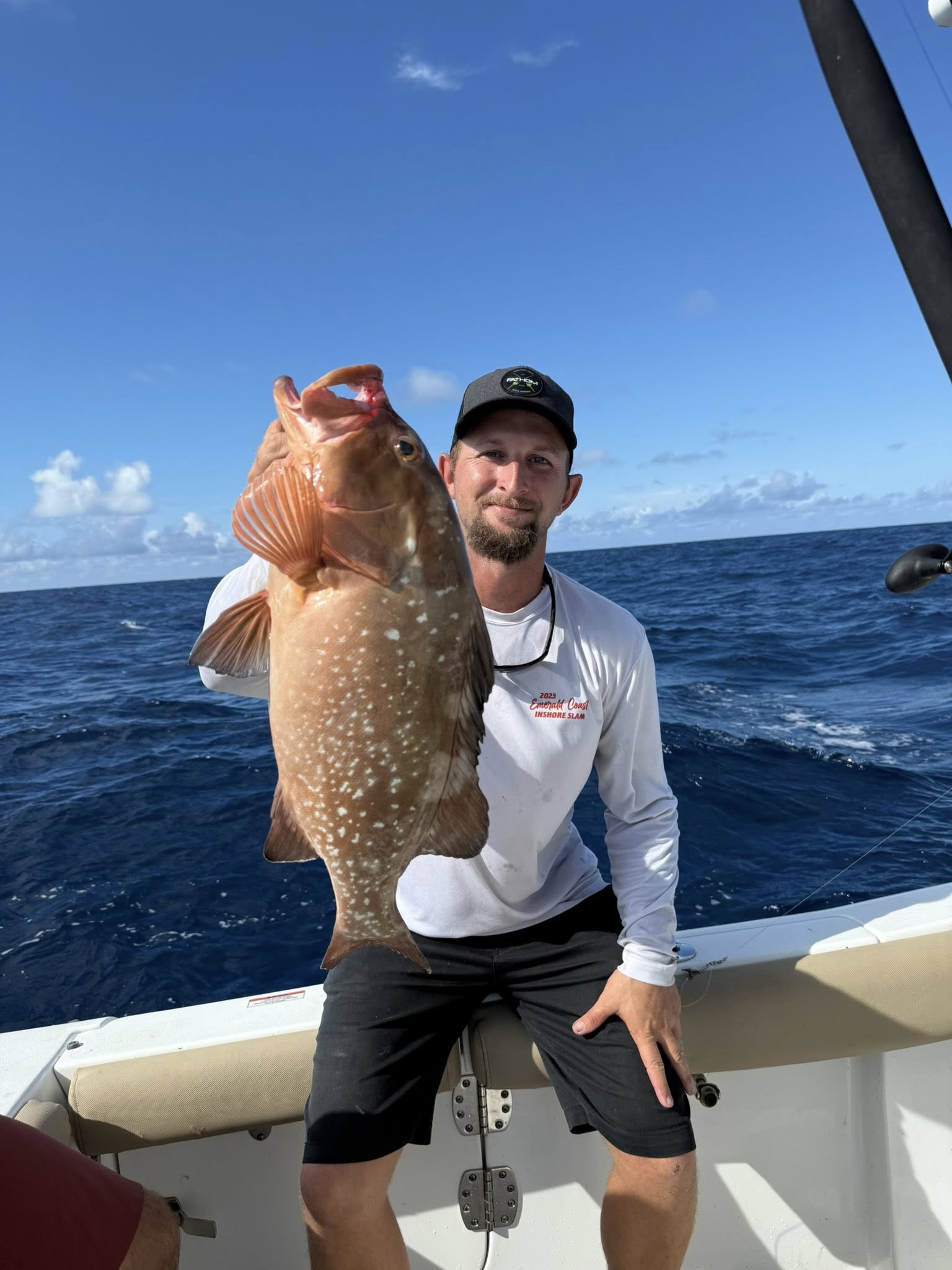Red grouper caught fishing in Port Orange FL waters