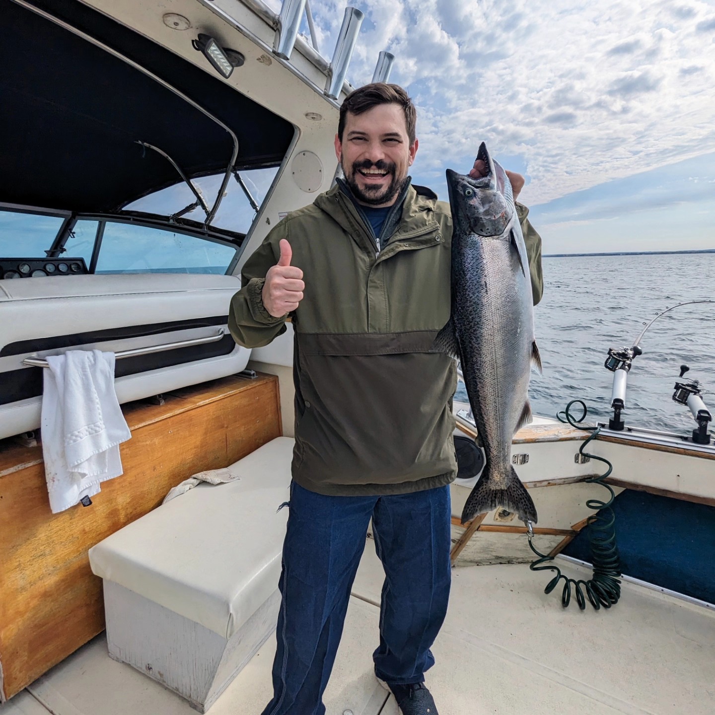 Chinook salmon fishing on 200 Broadway Avenue