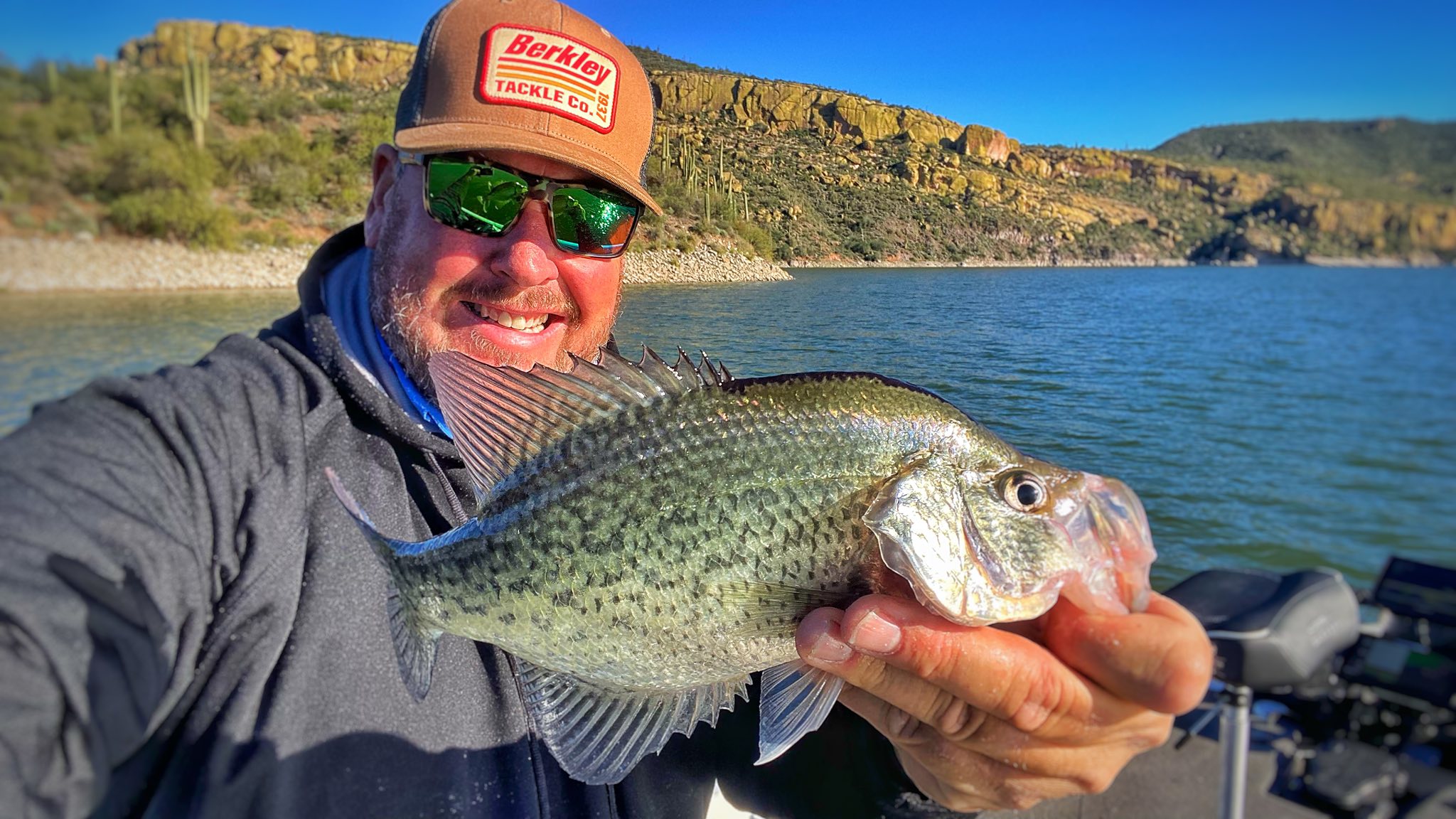 Crappie caught while fishing in Peoria