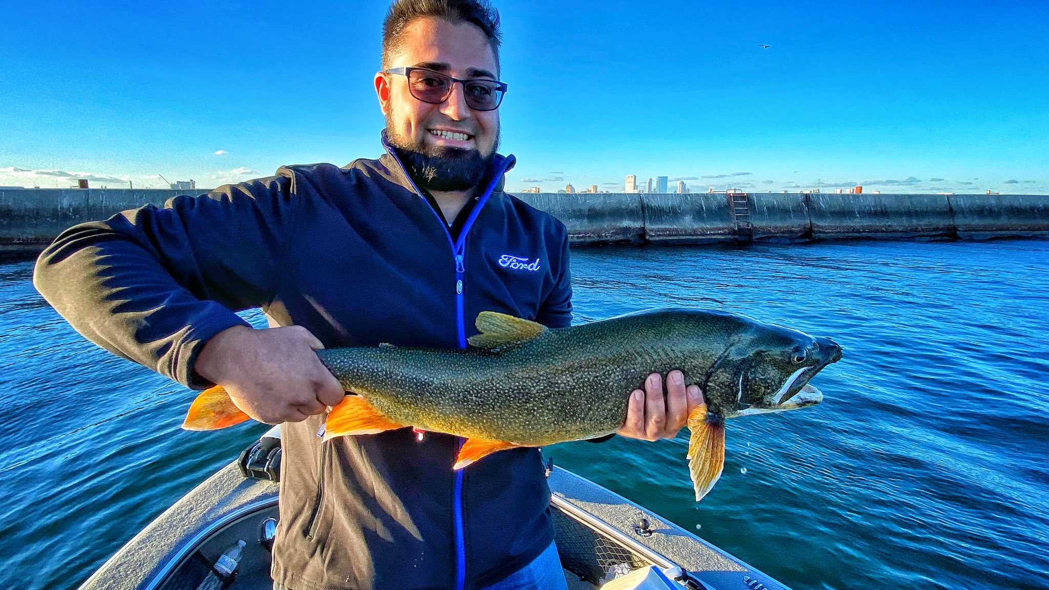 One lake trout caught while fishing in AZ