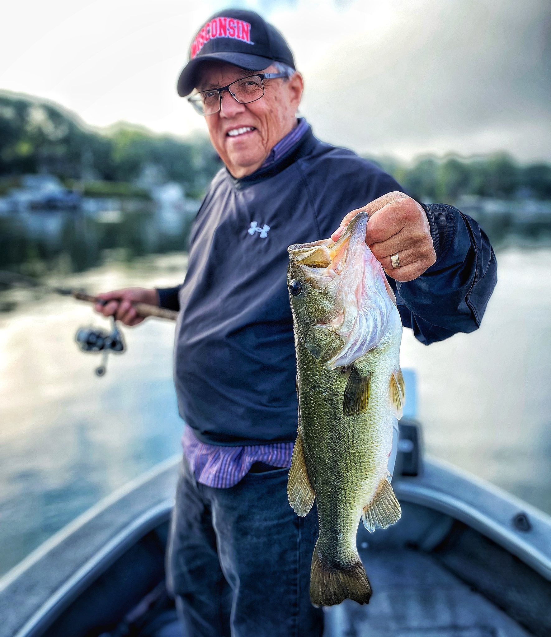Largemouth Bass caught while fishing in AZ