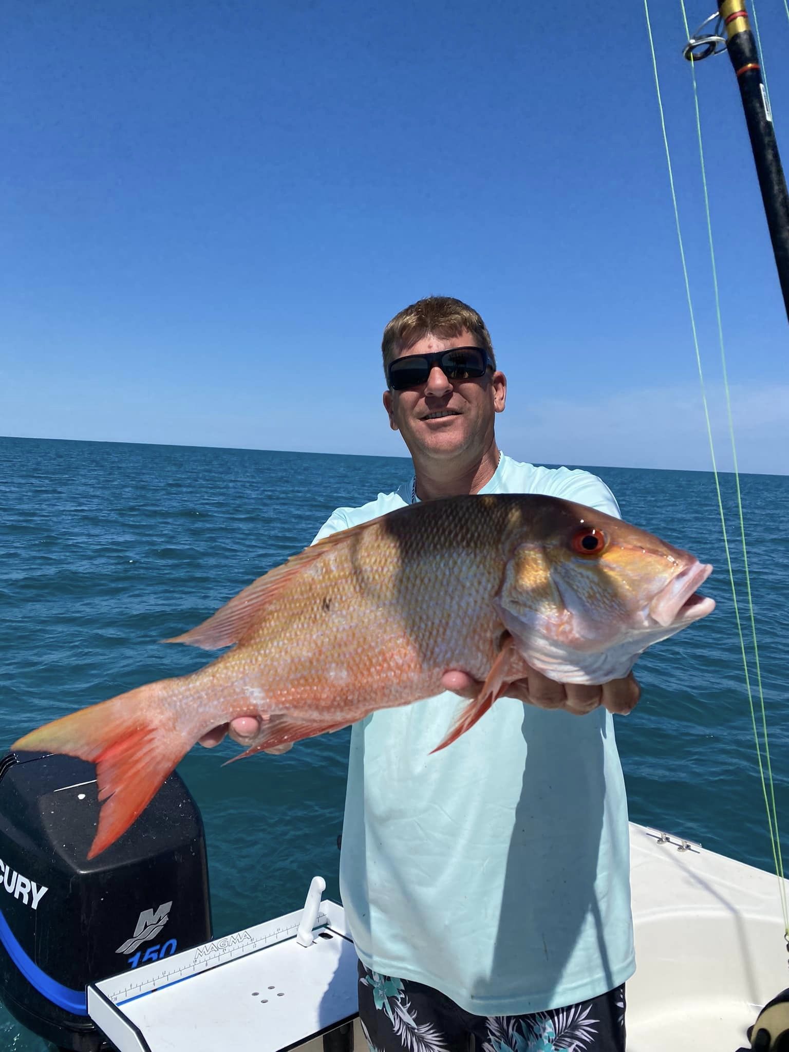 Solo angler fishing in Micco