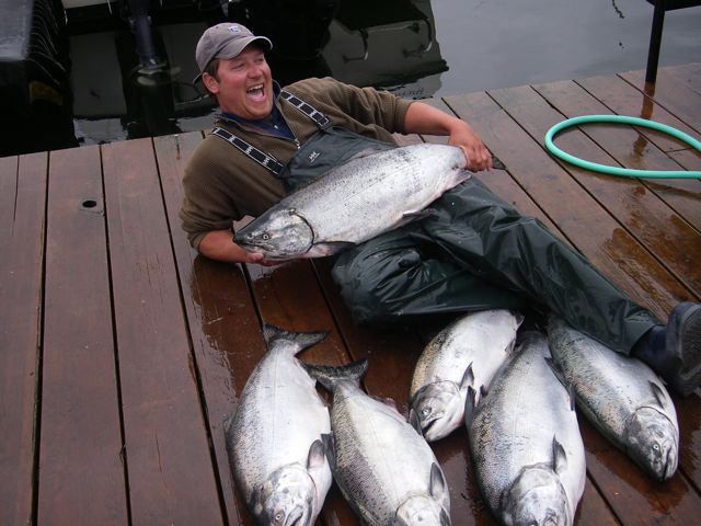 5 fishing rods in BC waters