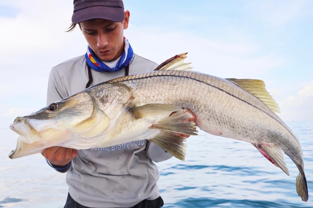 Angler with a big catch in FL