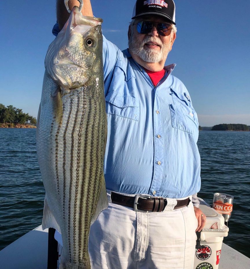 Striped bass caught in Cumming