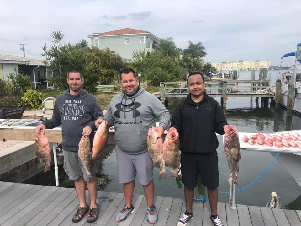6 fish caught at Madeira Beach