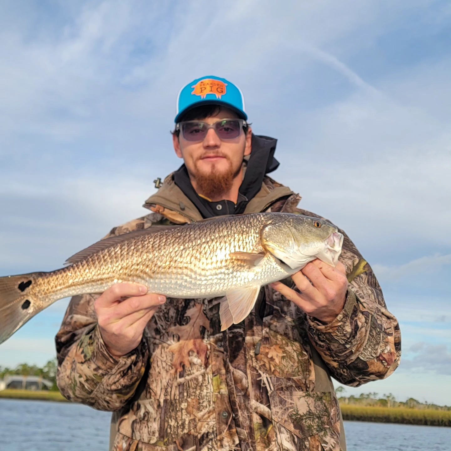 Redfish caught in Jacksonville, Florida