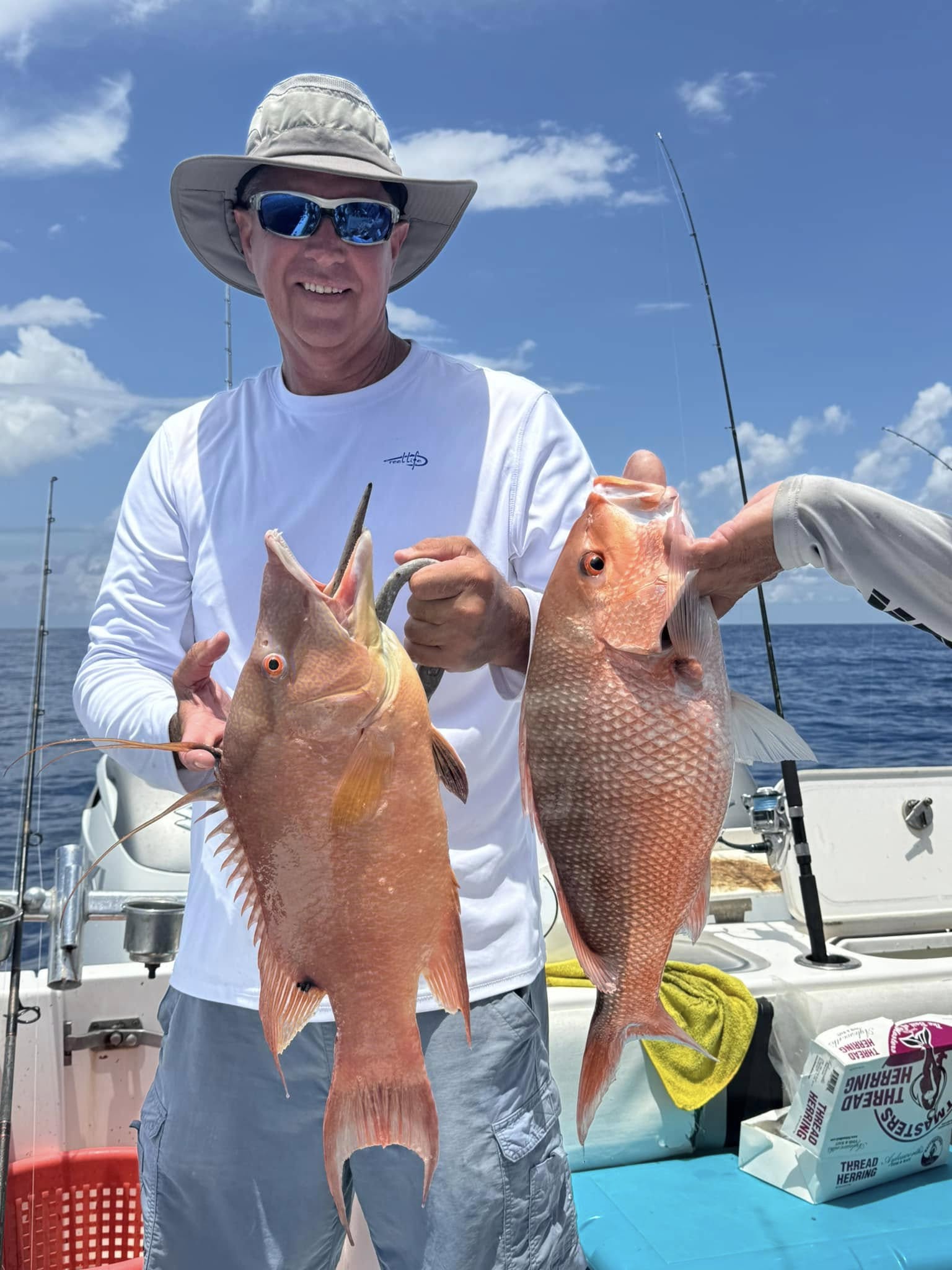 Red snapper and hogfish catch from Tierra Verde FL fishing trip