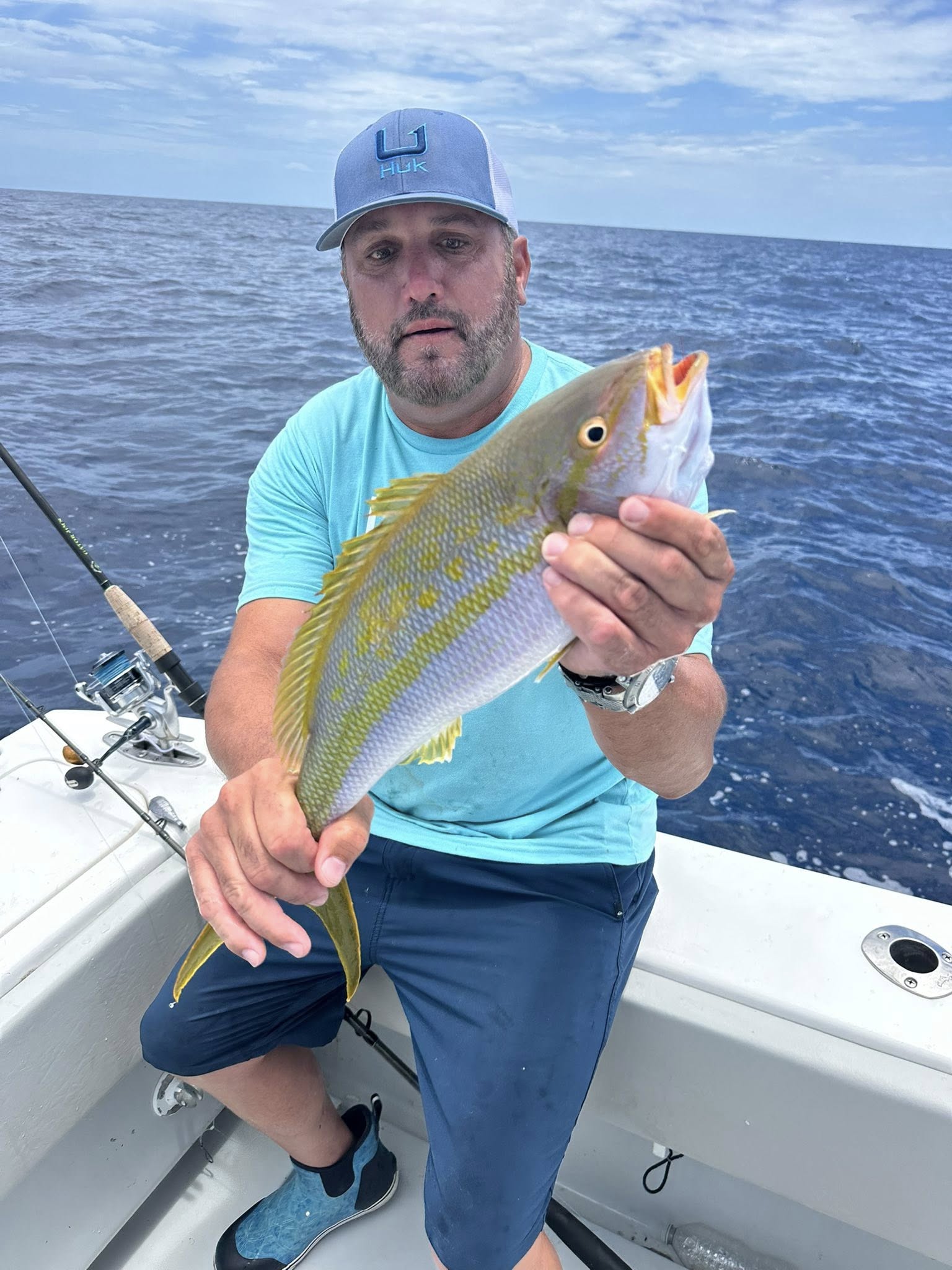 Yellowfin fish caught while fishing in Tierra Verde FL