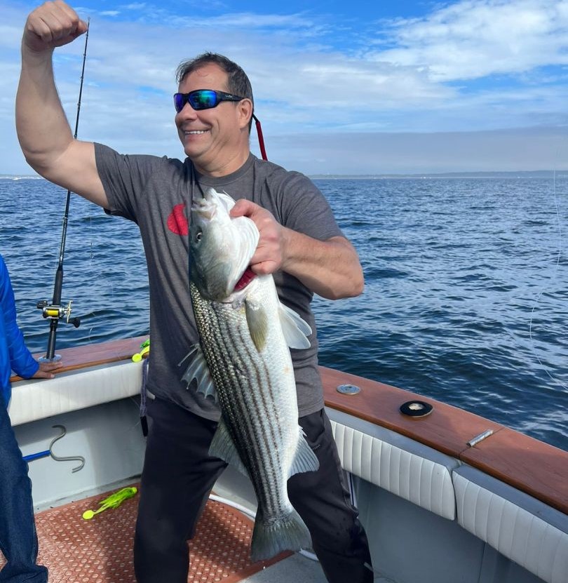 Striped bass caught in New York City