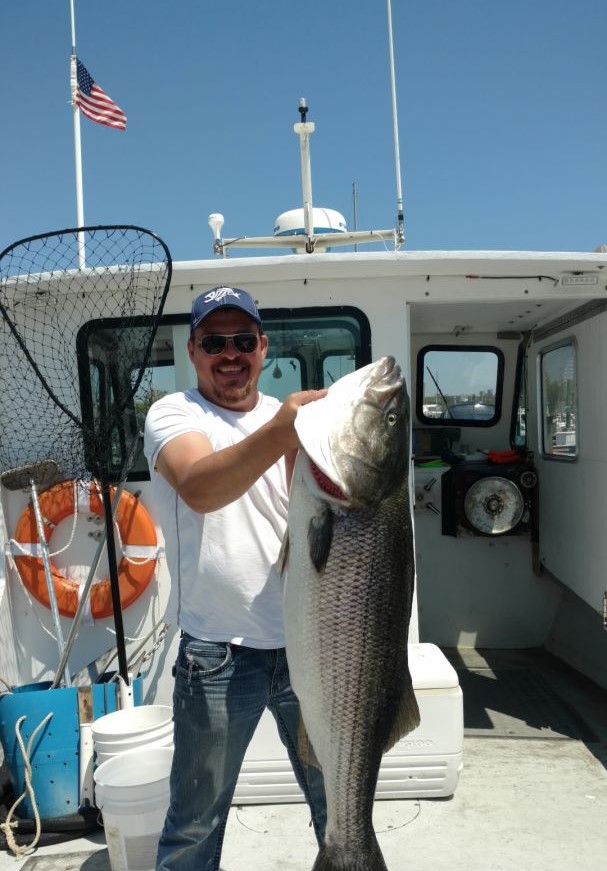 Angler with a 33-inch fish in New York City