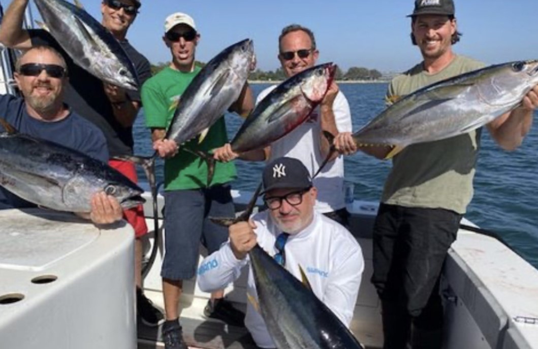 Yellowtail Amberjack fish caught in CA