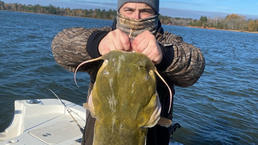 One angler holding a fishing rod in South Carolina