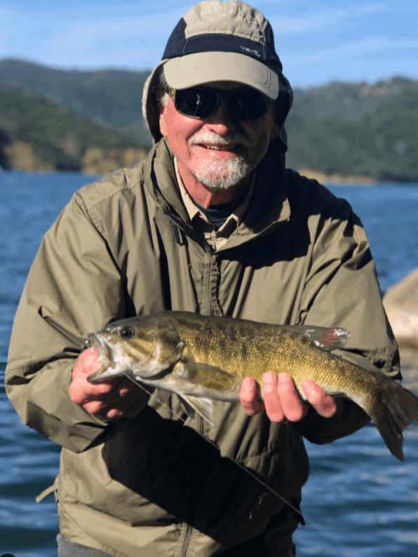 Two people enjoying a day of fishing in Sonoma