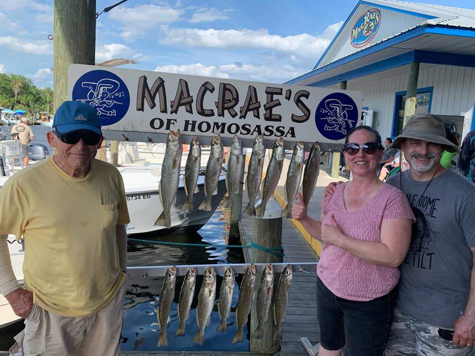 6 fish caught in Homosassa