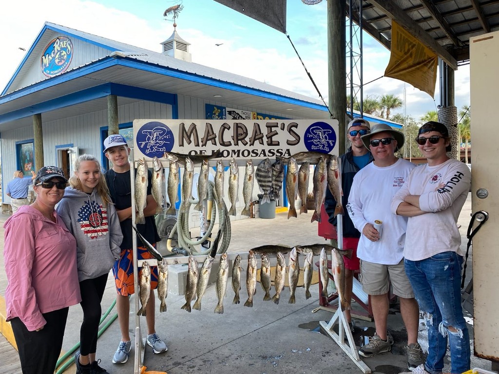 Seven people enjoying outdoor adventure in Florida