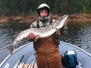 Angler fishing in the North Saskatchewan River